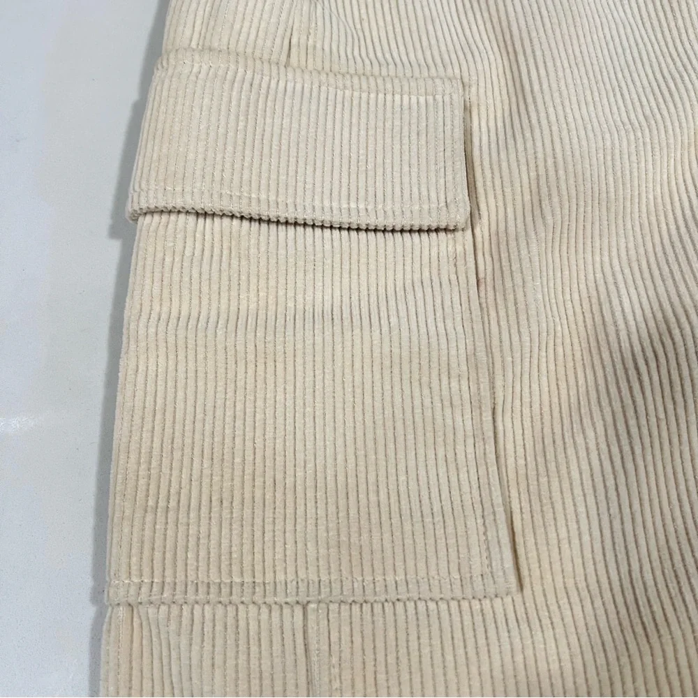 Twenty Six Hundred‎ pastel yellow corduroy pencil skirt size xs/small